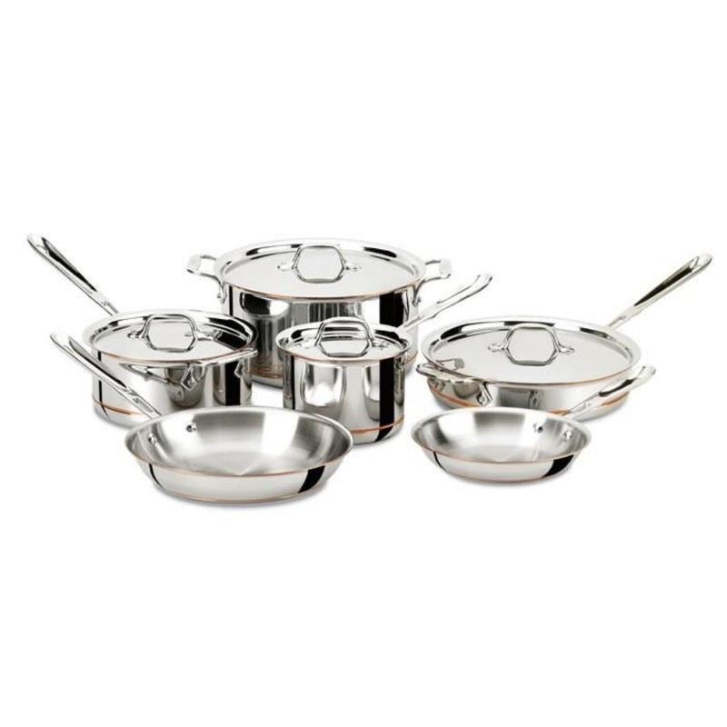 All-Clad Copper Core 6 Piece Pan Set