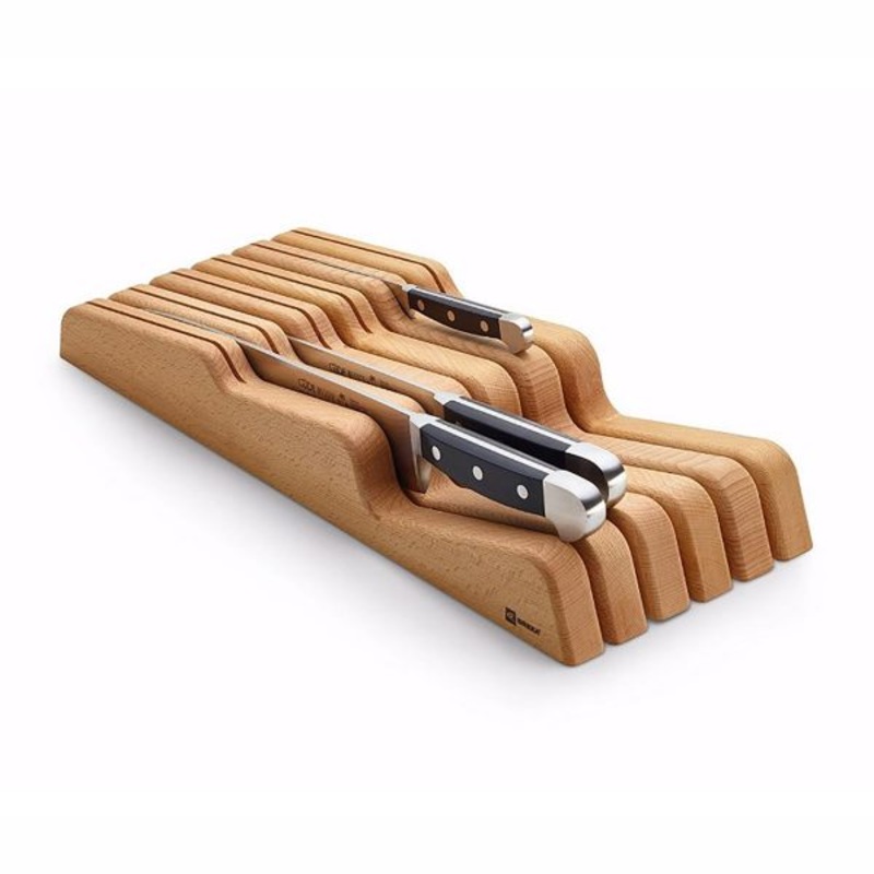 Breka 11 Slot Beech Knife Storage