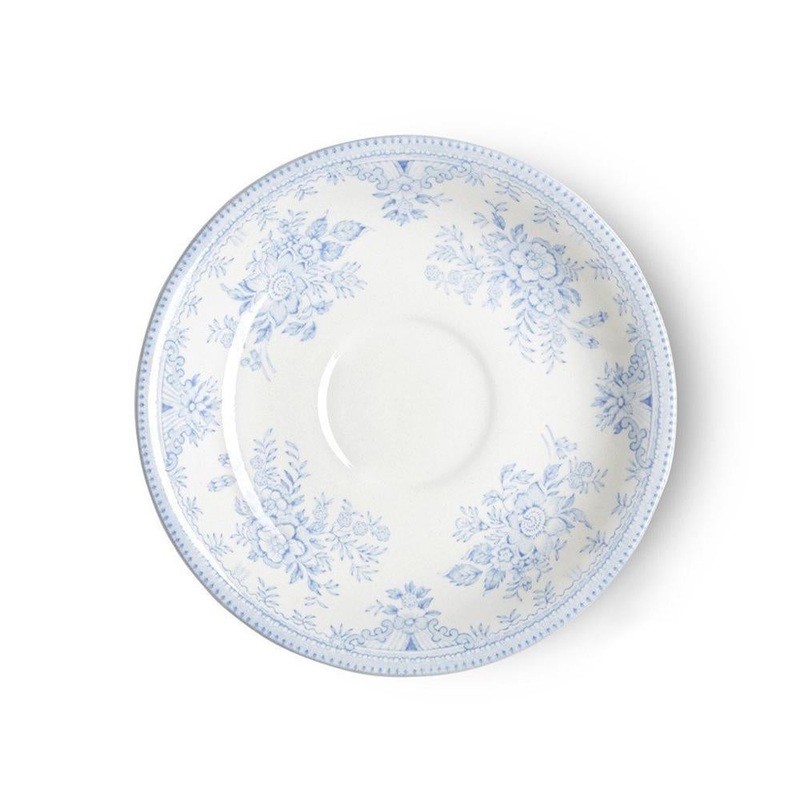 Burleigh Tea Saucer Blue Asiatic Pheasant