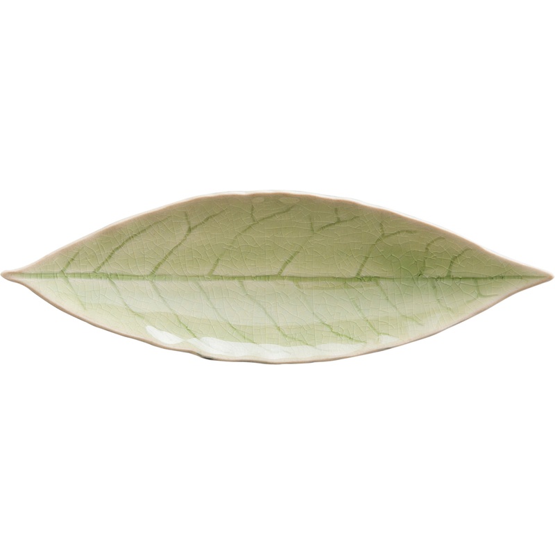 Costa Nova Riviera Vert Frais Laurel Leaf Dish - 18cm