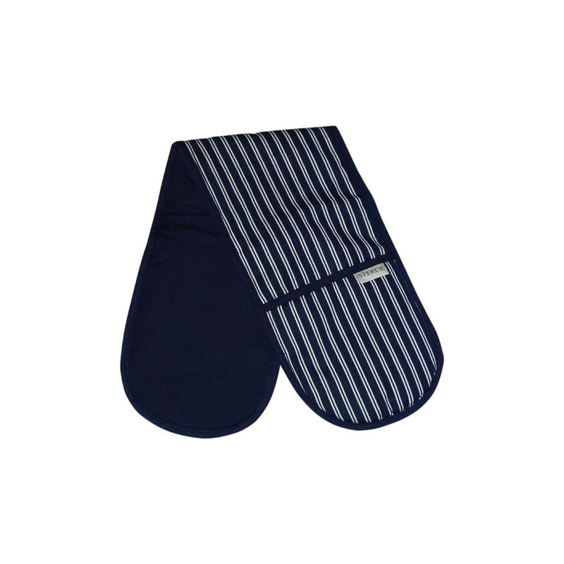 Double Oven Glove - Butchers Stripe