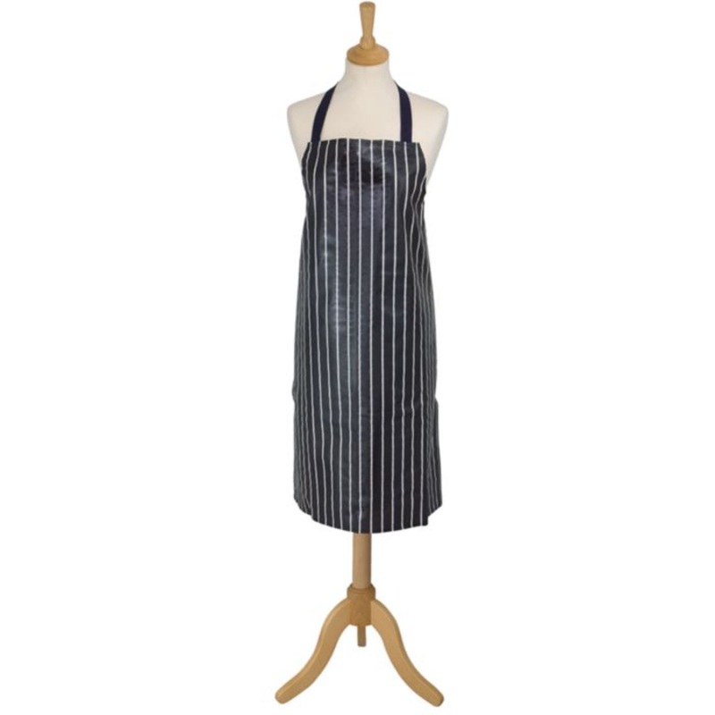 PVC Apron in Traditional Butcher's Stripe