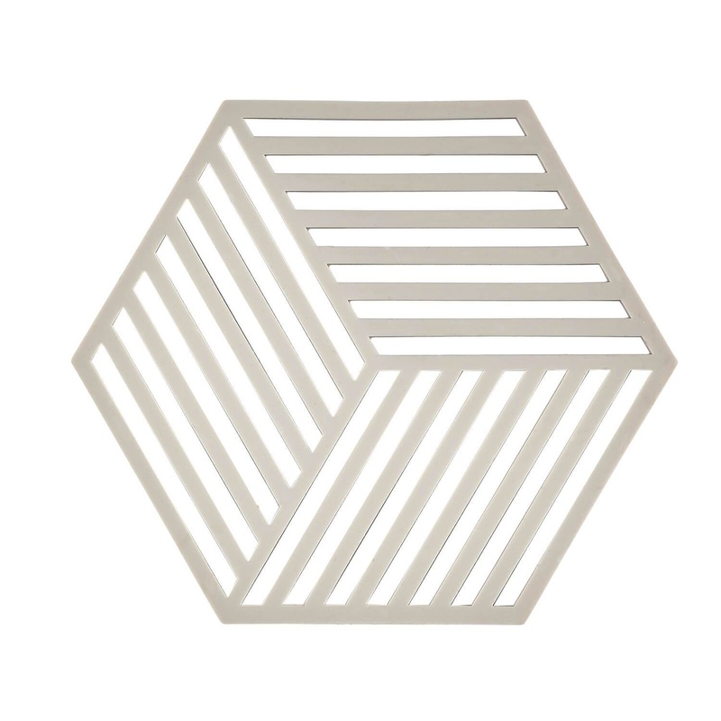 Silicone Hexagon Trivet - Warm Grey