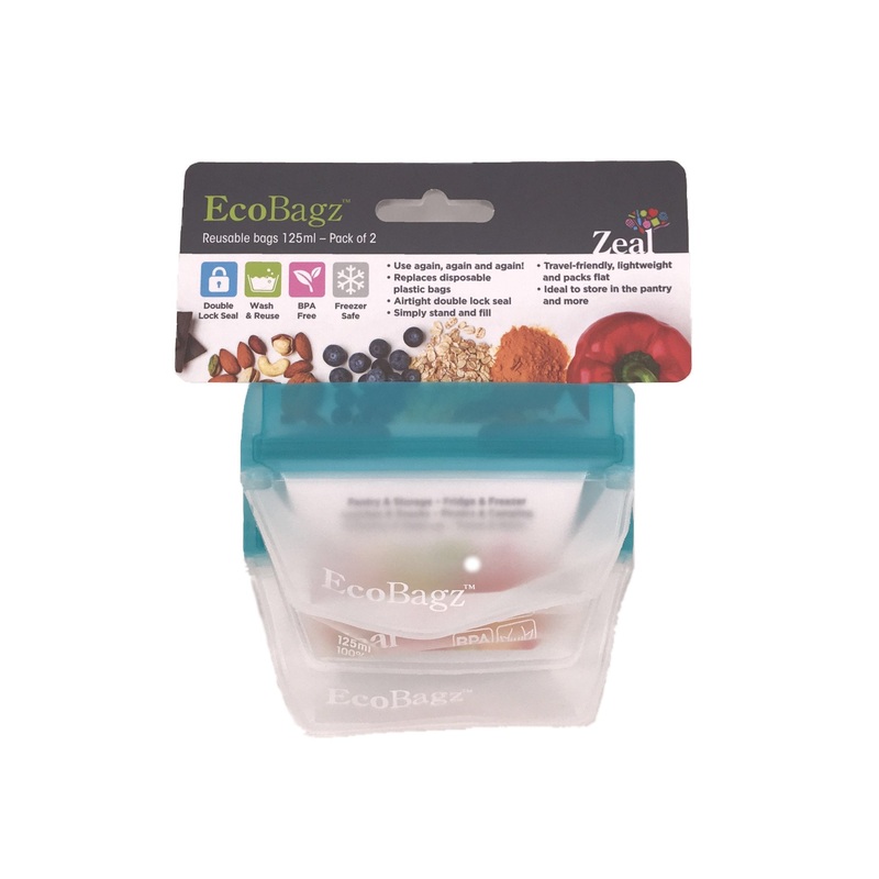 Zeal Eco Bagz Pack of 2 Reusable Bags - 125ml