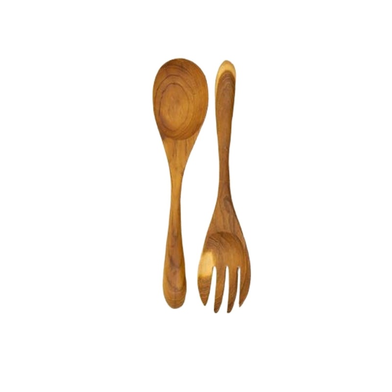 Afroart Teak Salad Servers