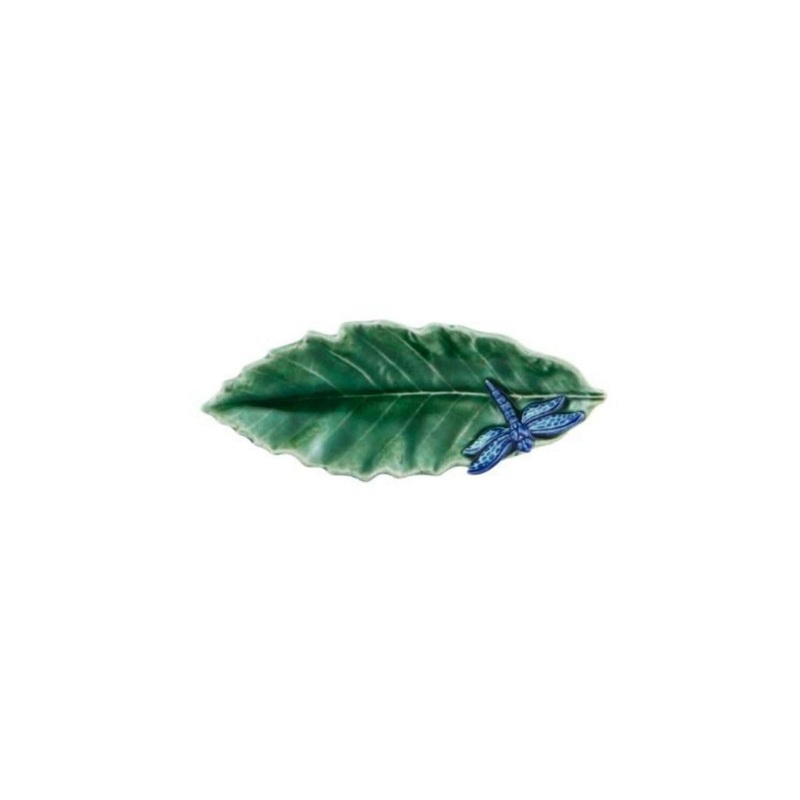 Bordallo Pinheiro Countryside Leaf Dish - Dragonfly