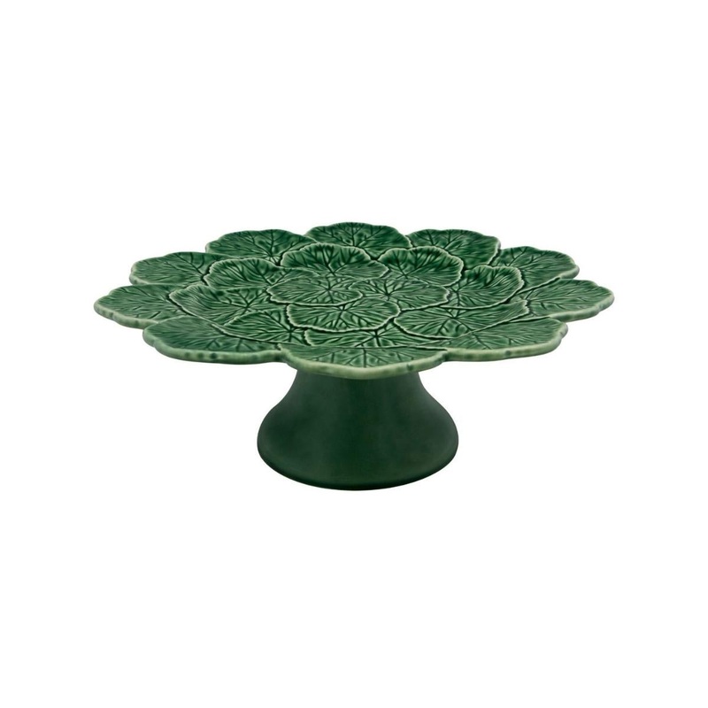 Bordallo Pinheiro Geranium Cake Stand