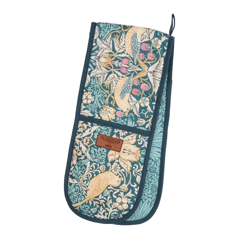 Morris & Co Strawberry Thief Double Oven Glove