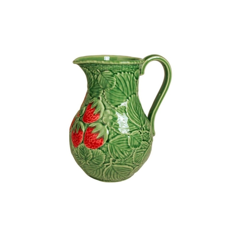 Bordallo Pinheiro Strawberry Pitcher - 2L