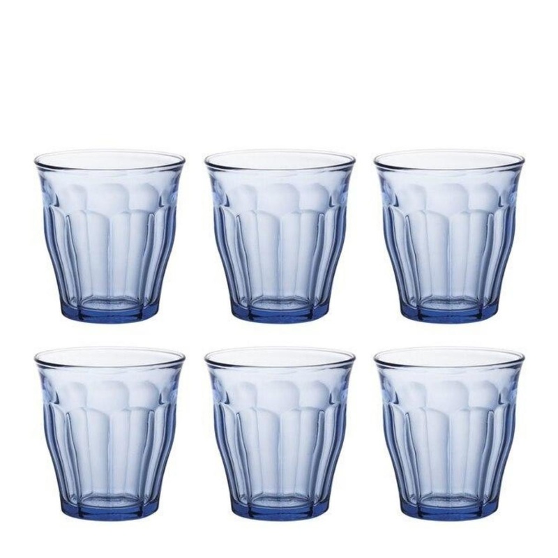 Duralex Picardie Set of 6 Marine Blue Tumblers - 25cl