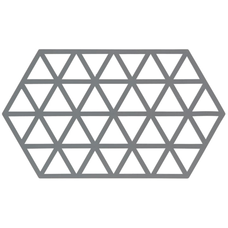 Silicone Triangles Large Trivet - Cool Grey