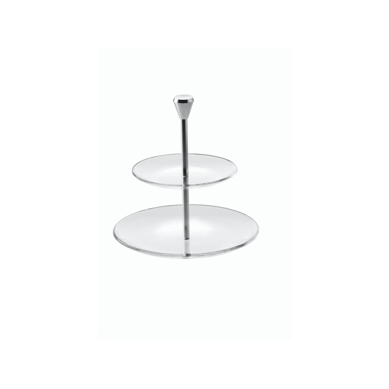 Vidivi Vetrerie Riunite 2-tier Full Moon Plate Stand