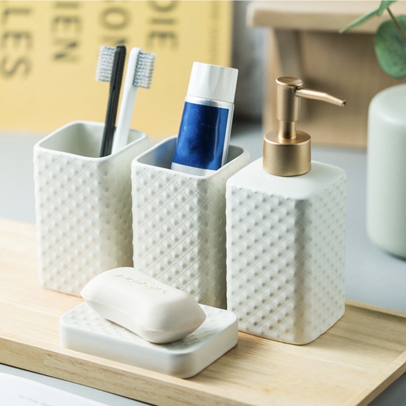 Classic White Bath Set