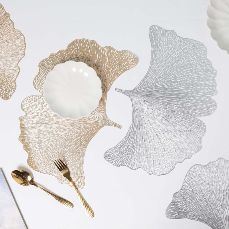 Decorative Leaf Placemat Set of 2