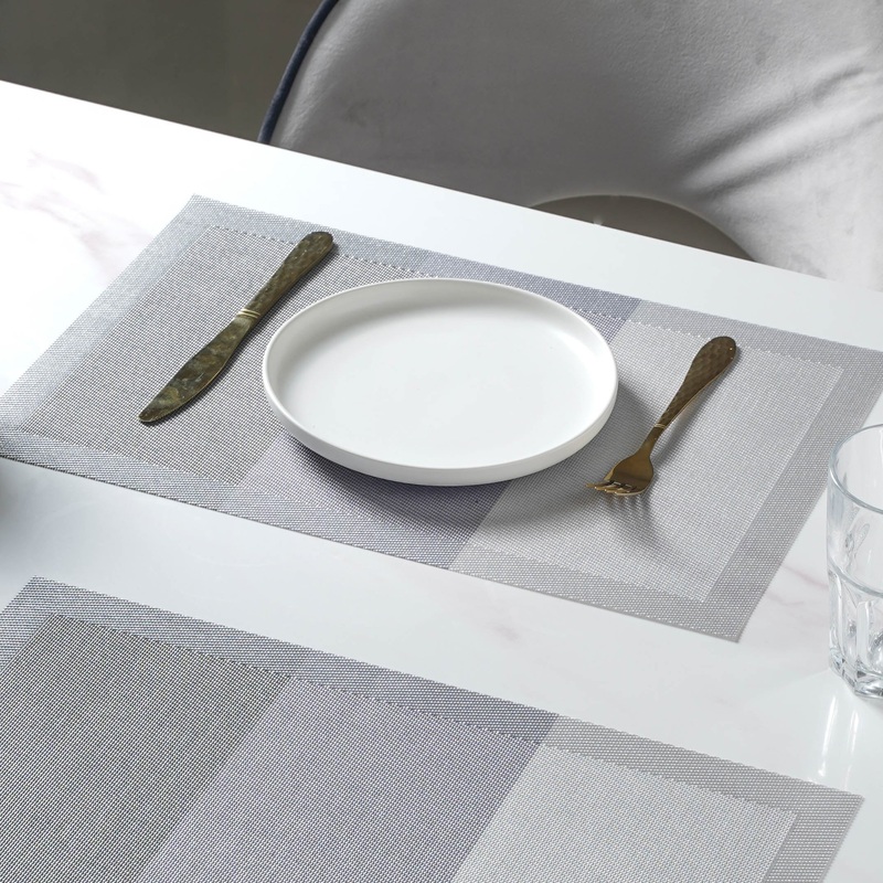 Grey Table Mat Set of 6