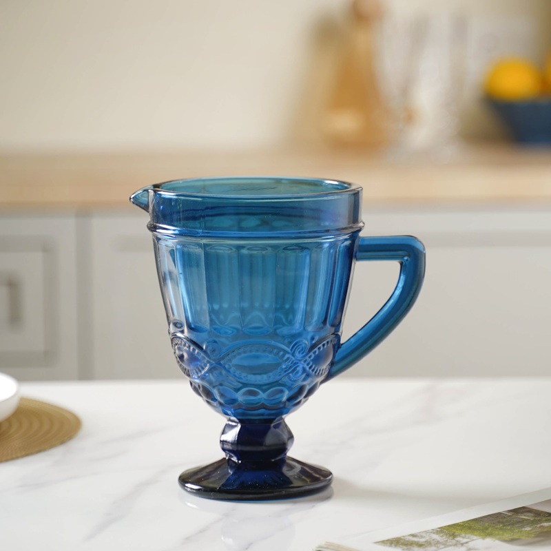 Aqua Blue Juice Pot