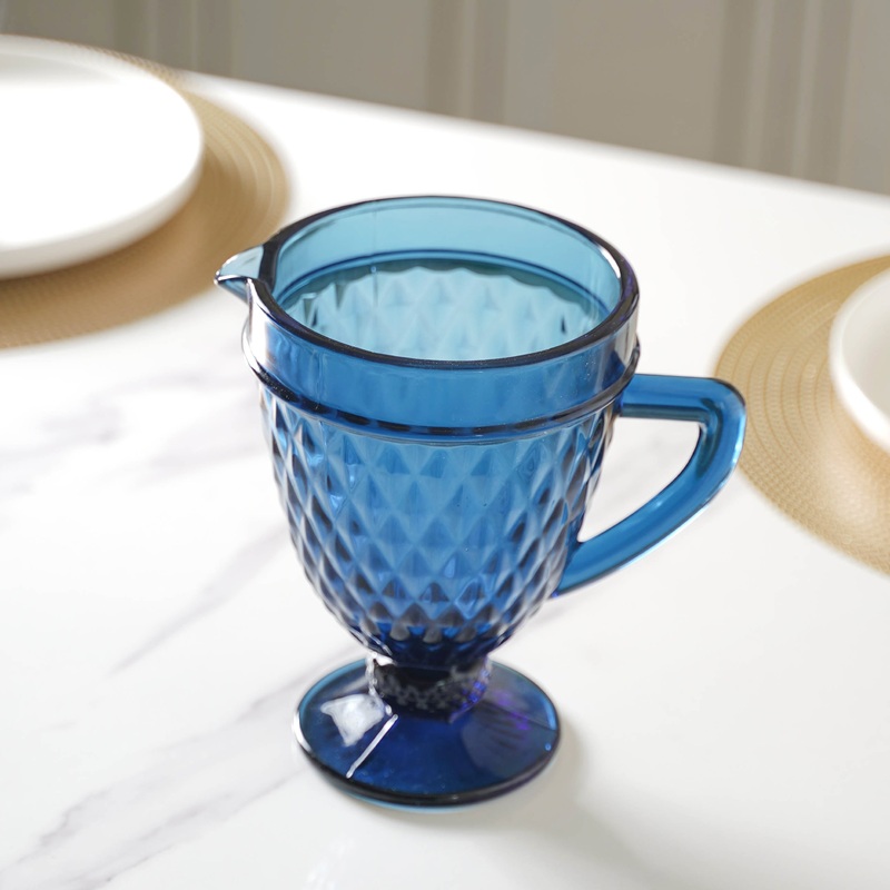 Blue Fancy Juice Jug