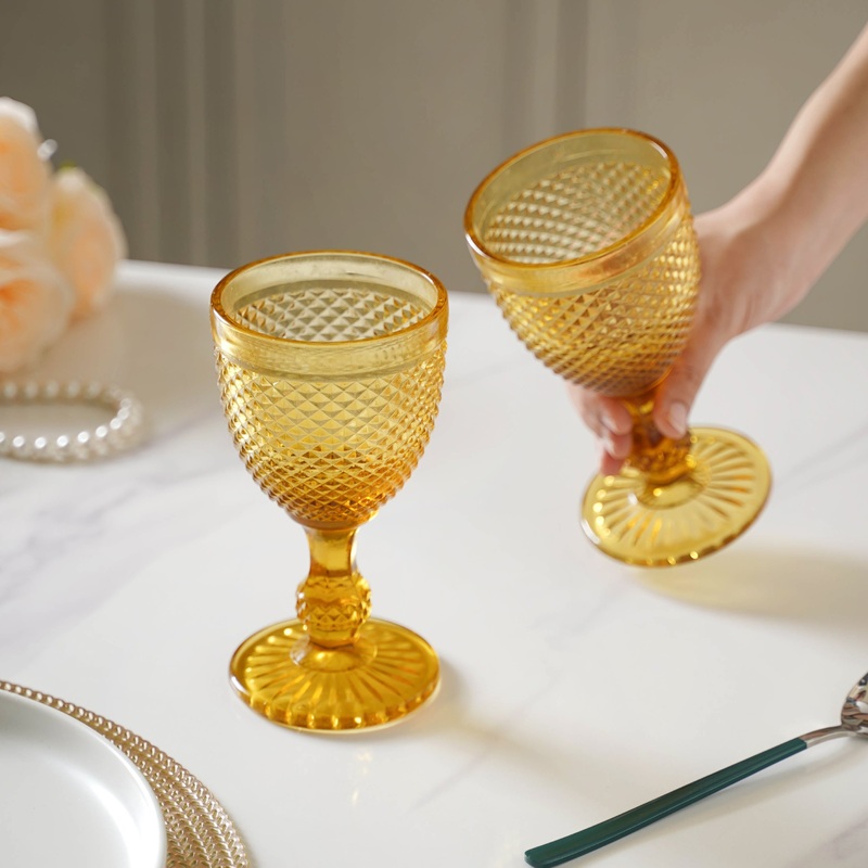 Bohemian Wine Glass Set of 2