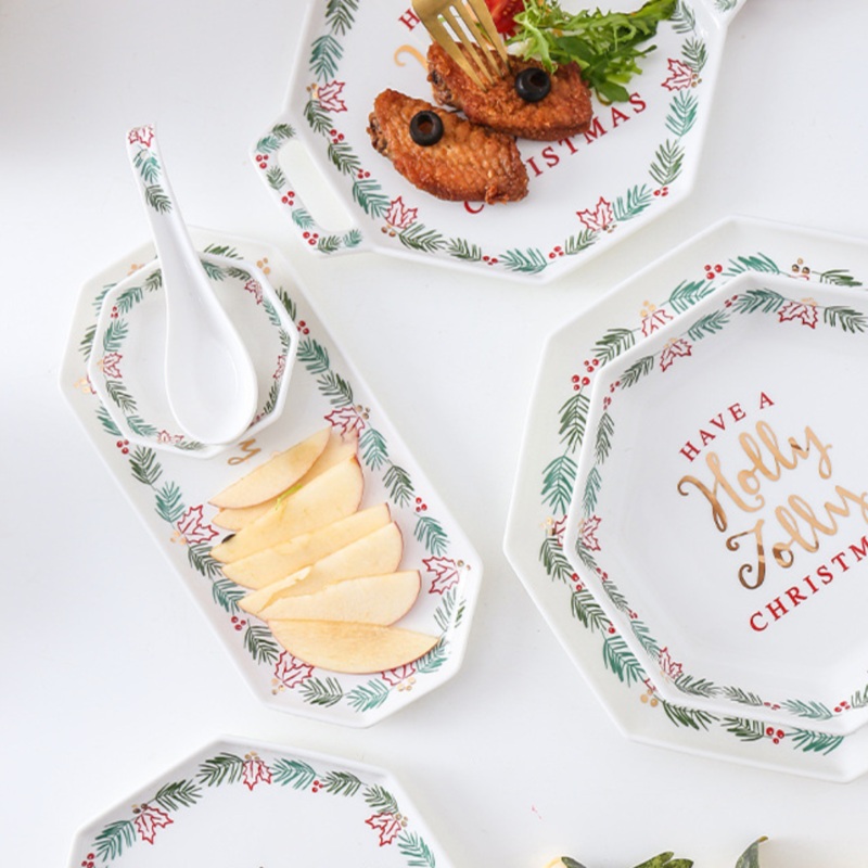 Ceramic Christmas Platter Small