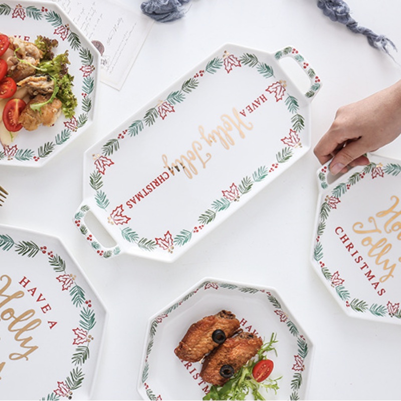 Ceramic Platter for Christmas