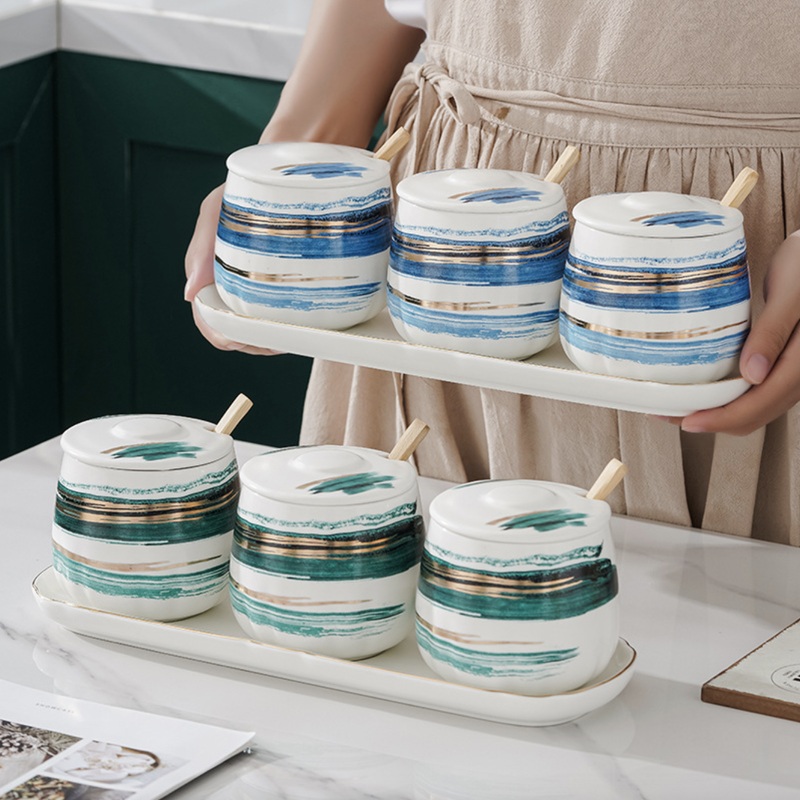 Ceramic Storage Jar Set