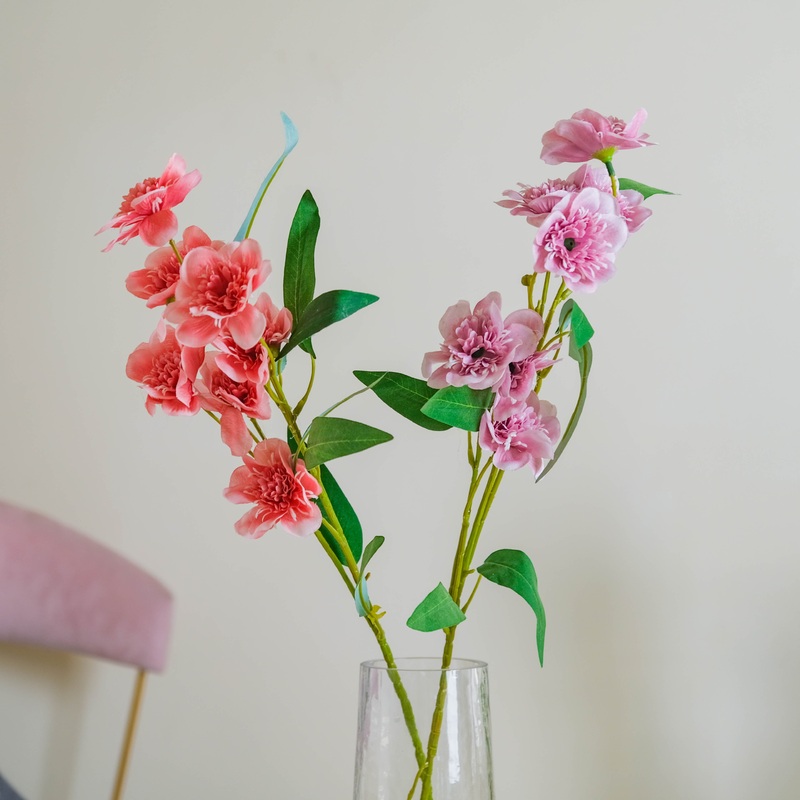 Colorful Faux Wild Flower Stem
