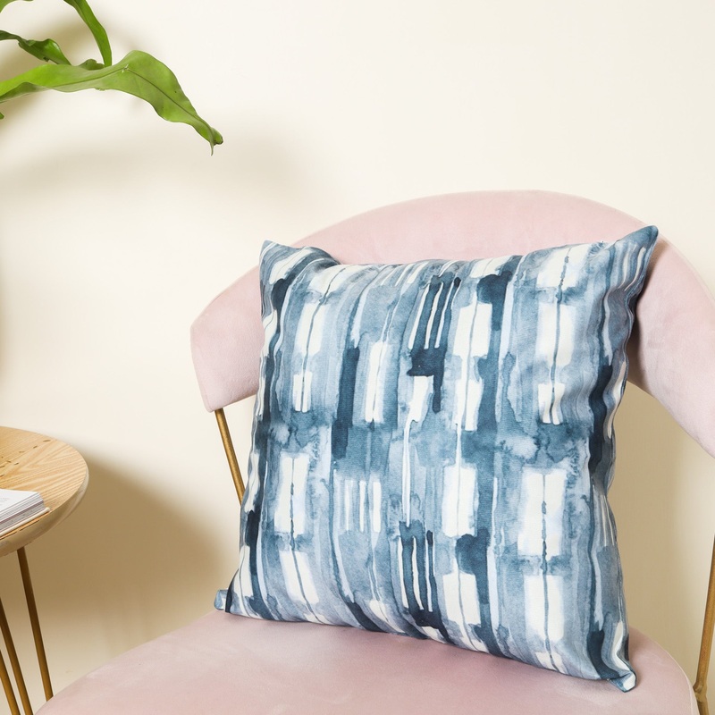 Blue Abstract Pillow Slip