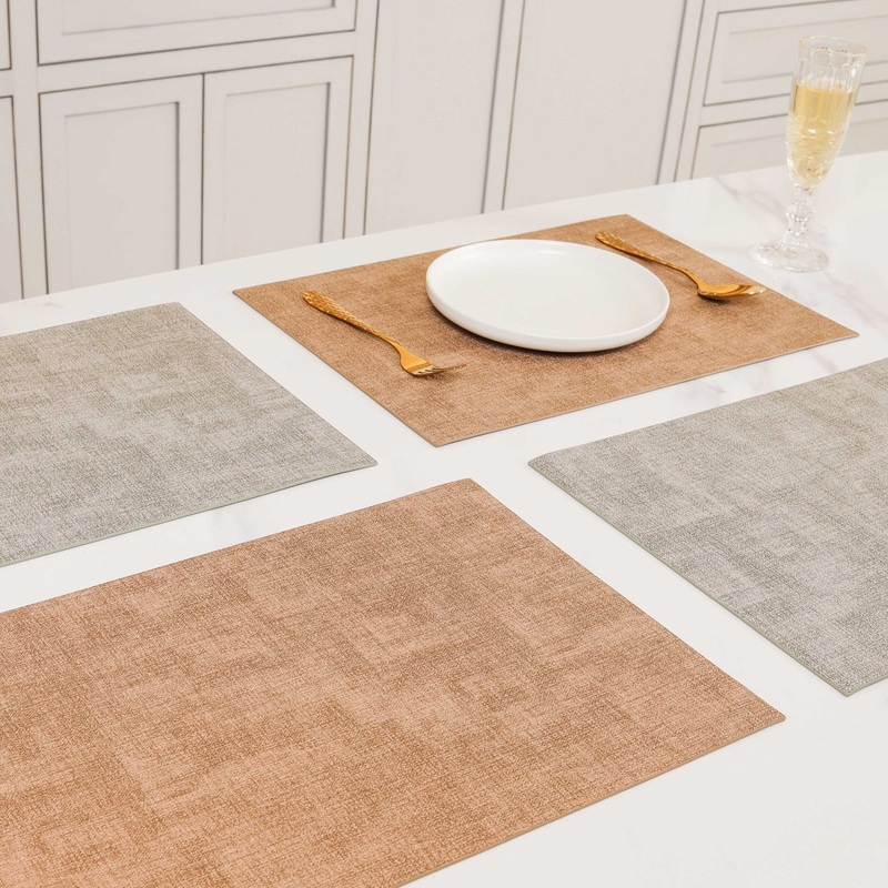 Faux Leather Placemat Set of 2