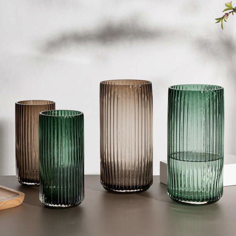 Large Glass Tube Vase