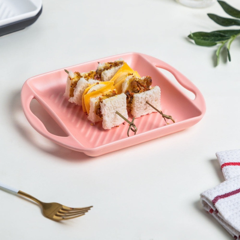 Pink Square Baking Tray Small