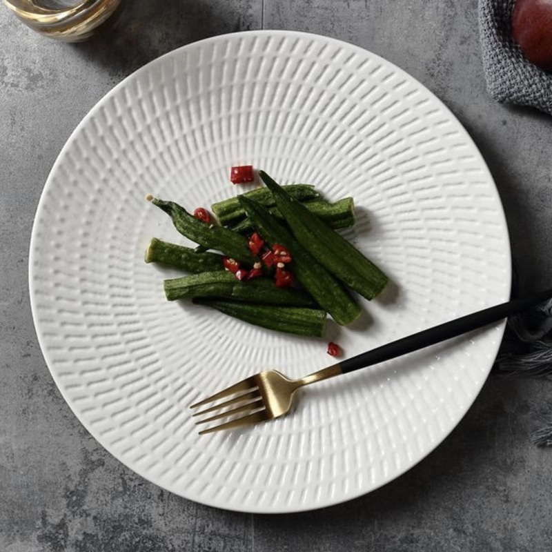 Ceramic White Dinner Plate