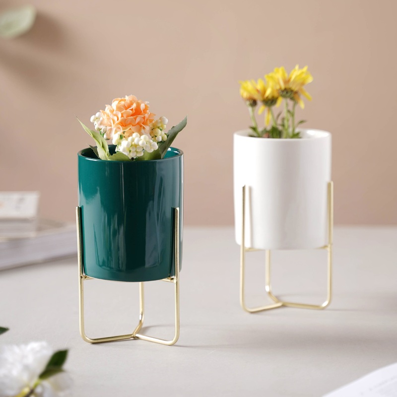 Flowering Ceramic Clay Pot