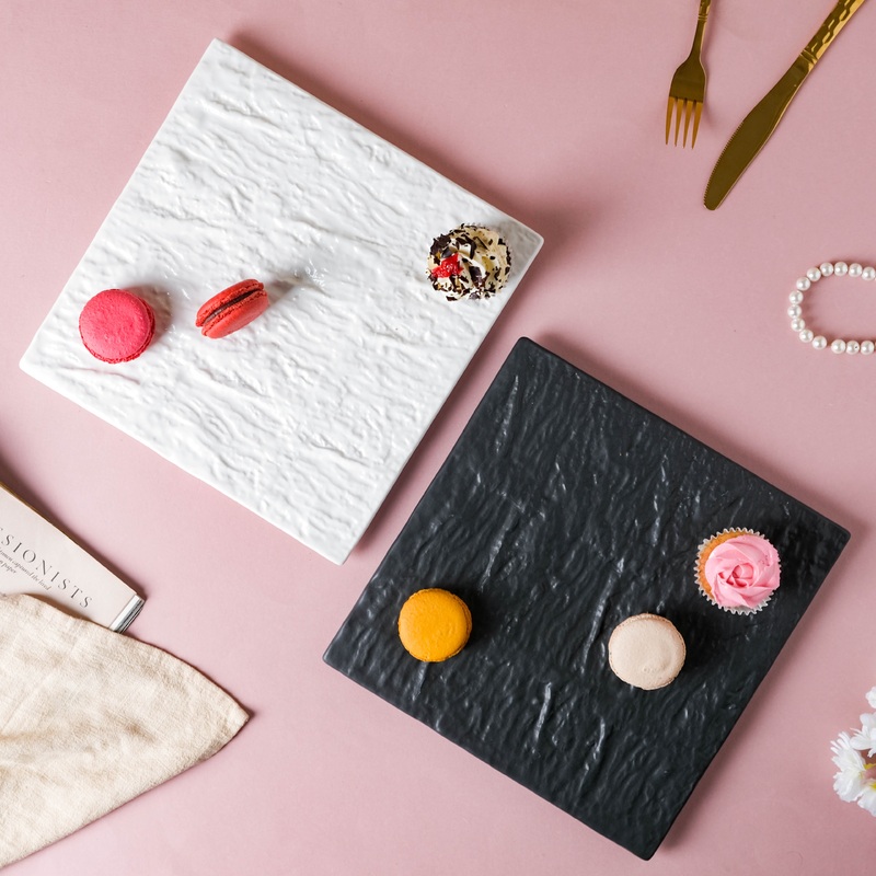 Textured Square Platter