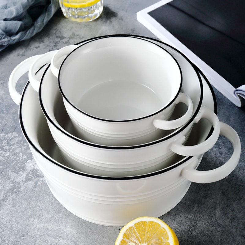 White Serving Bowl Small