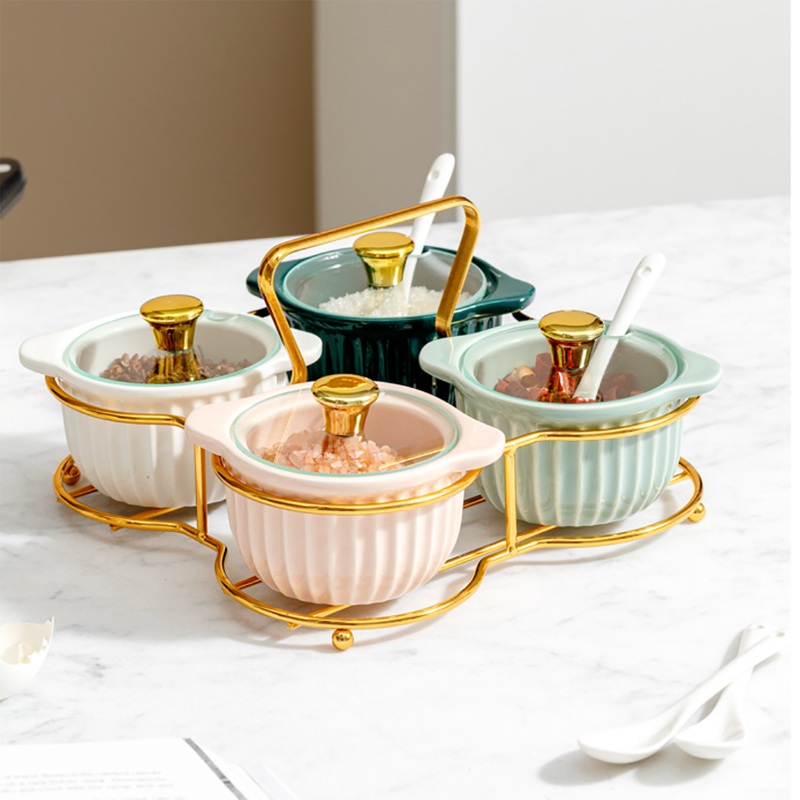 Condiment Jar Set of 4