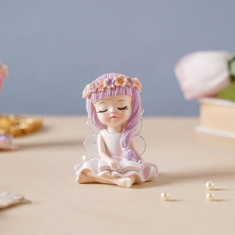 Fairy With Book Showpiece Small