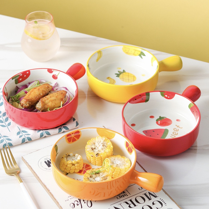 Fruit Dish With Handle