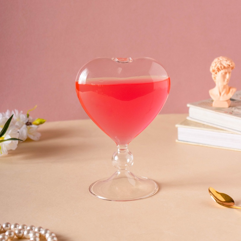 Heart Shaped Cocktail Glass