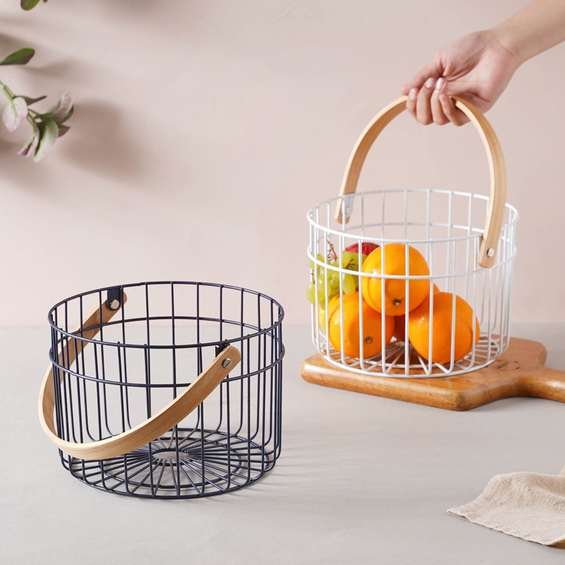 Metal Fruit Basket- Large