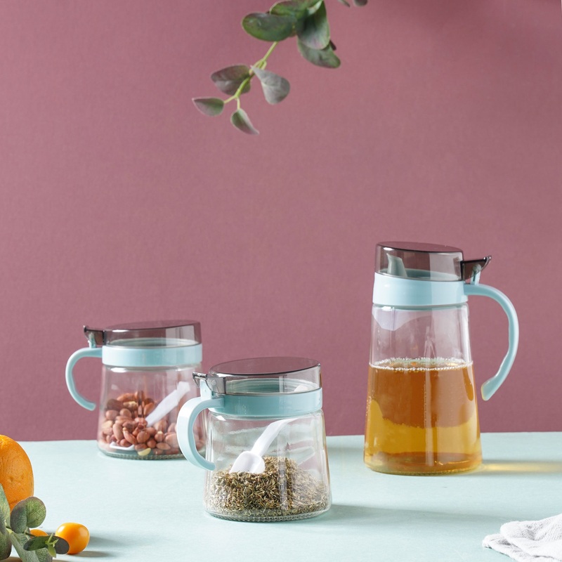 Oil Pot and Jars Set of 3