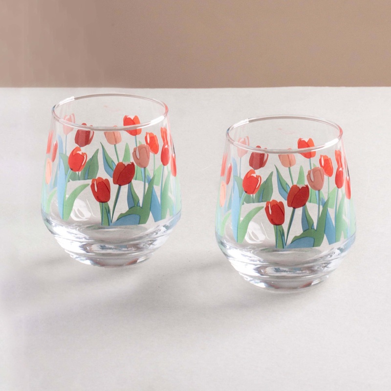 Tulip Glass Set of 2