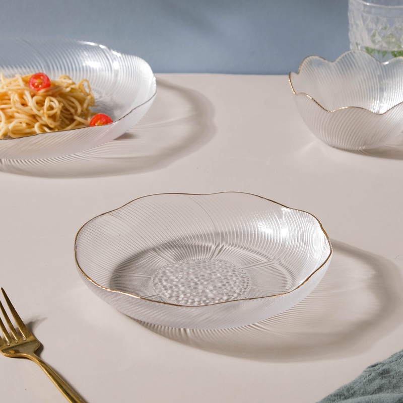 Glass Salad Plate