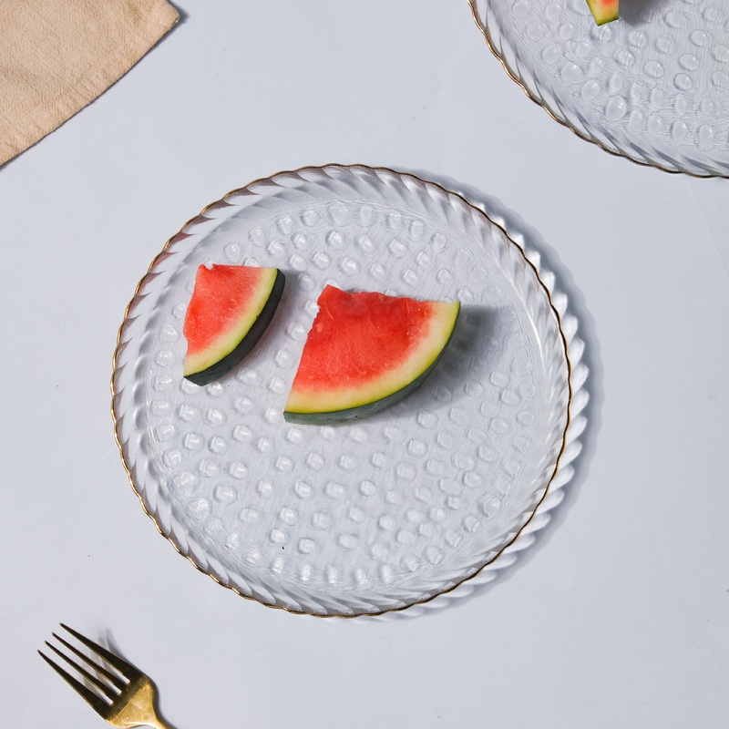 Glass Snack Plate