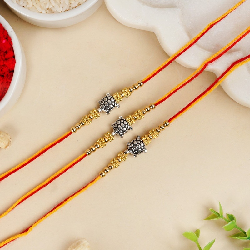 Turtle Auspicious Rakhi Hamper