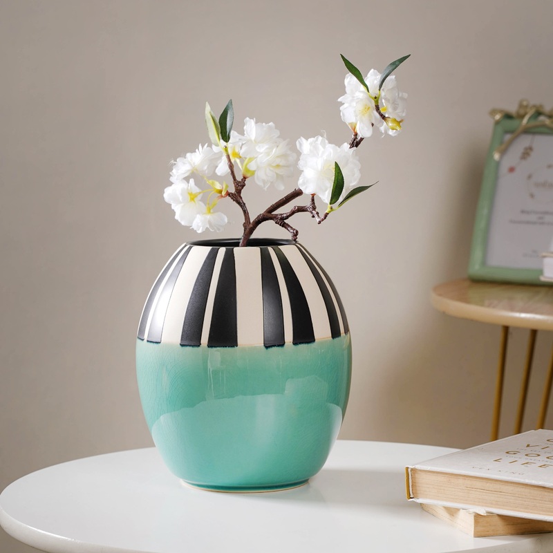 Blue Ceramic Vase