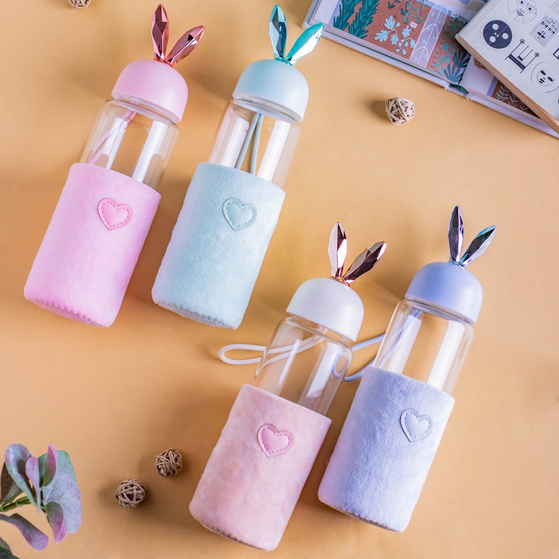 Bunny Ear Glass Bottle