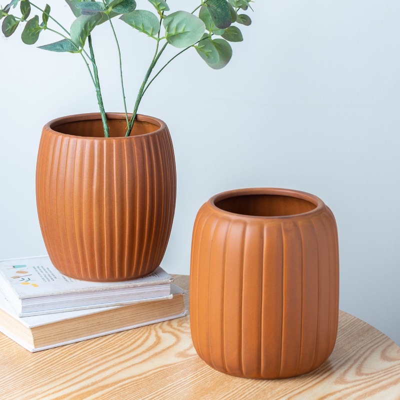 Caramel Brown Vase