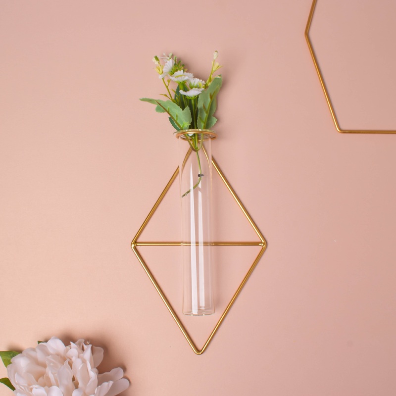 Diamond Wall Tube Vase