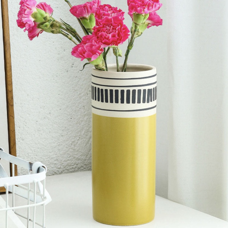 Fluted Matcha Flower Vase