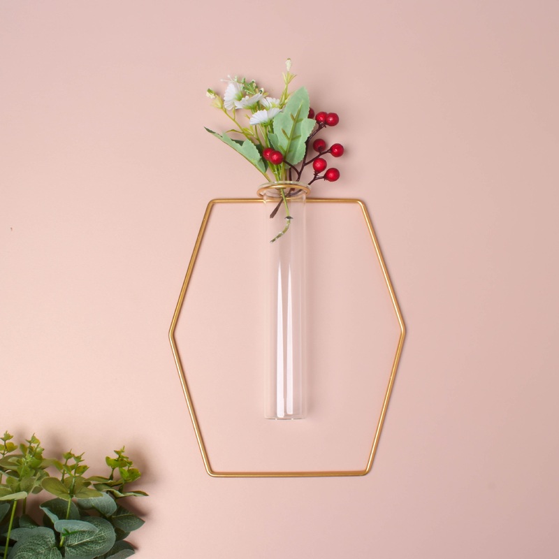 Hexagonal Holder Tube Vase